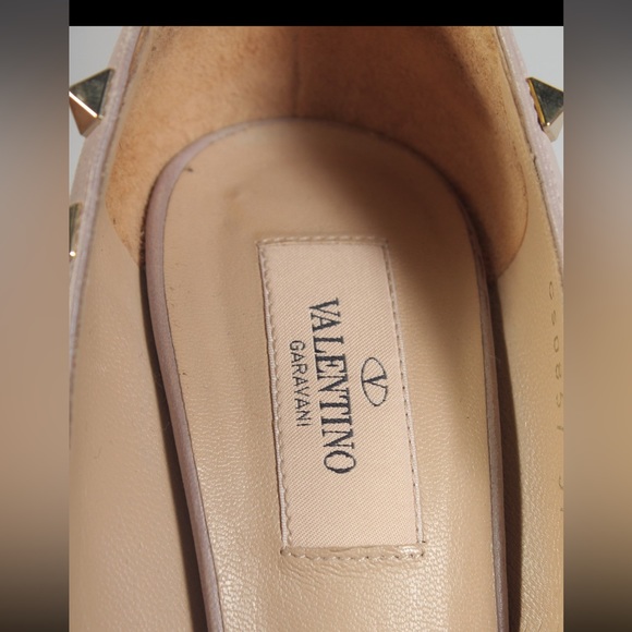 Valentino Rockstud BEIGE STUDDED PUMPS SZ 37 US SIZE 7 - Picture 4 of 6